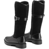 image:imageDREAM PAIRS Girls Knee High Buckle Fashion Riding Boots Little KidBig KidBlack