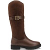 image:imageDREAM PAIRS Girls Knee High Buckle Fashion Riding Boots Little KidBig KidBrown