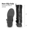 image:imageDREAM PAIRS Girls Knee High Fashion Riding Boots for ToddlerLittle KidBig KidBlack