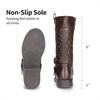 image:imageDREAM PAIRS Girls Knee High Fashion Riding Boots for ToddlerLittle KidBig KidBrown