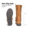 image:imageDREAM PAIRS Girls Knee High Fashion Riding Boots for ToddlerLittle KidBig KidTan