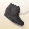image:imageDREAM PAIRS Girls Low Wedge Heel Booties Side Zipper Ankle Boots ToddlerLittle KidBig KidGrey