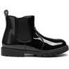 image:imageDREAM PAIRS Girls Side Zipper Chelsea Ankle Boots Little KidBig KidBlackPat