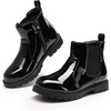 image:imageDREAM PAIRS Girls Side Zipper Chelsea Ankle Boots Little KidBig KidBlackPat