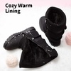 image:imageDREAM PAIRS Girls Winter Snow Boots Faux Fur Lined Mid Calf ShoesBlack