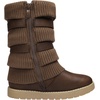 image:imageDREAM PAIRS Girls Winter Snow Boots Faux Fur Lined Mid Calf ShoesBrown