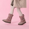 image:imageDREAM PAIRS Girls Winter Snow Boots Faux Fur Lined Mid Calf ShoesPink