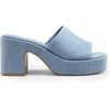 image:imageDREAM PAIRS High Chunky Platform Heels for Women Fashion Comfort Slip on Square Open Toe Block Heel SandalsDenim Blue