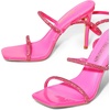 image:imageDREAM PAIRS High Heels Stilettos for Women  Strappy Gladiator Sexy Square Toe Open Toe Dressy Pumps SandalsHot Pink
