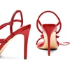image:imageDREAM PAIRS High Heels Stilettos for Women  Strappy Gladiator Sexy Square Toe Open Toe Dressy Pumps SandalsRed