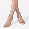 image:imageDREAM PAIRS High Heels Stilettos for Women  Strappy Gladiator Sexy Square Toe Open Toe Dressy Pumps SandalsSilver