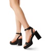 image:imageDREAM PAIRS Platform Heels for Women High Block Chunky Open Toe Ankle Strap Heels Fashion Wedding Party Evening Prom Dance Dress Pump Sandals ShoesBlackpu