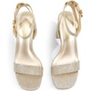image:imageDREAM PAIRS Platform Heels for Women High Block Chunky Open Toe Ankle Strap Heels Fashion Wedding Party Evening Prom Dance Dress Pump Sandals ShoesGoldglitter