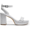 image:imageDREAM PAIRS Platform Heels for Women High Block Chunky Open Toe Ankle Strap Heels Fashion Wedding Party Evening Prom Dance Dress Pump Sandals ShoesSilverglitter