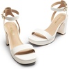 image:imageDREAM PAIRS Platform Heels for Women High Block Chunky Open Toe Ankle Strap Heels Fashion Wedding Party Evening Prom Dance Dress Pump Sandals ShoesWhitepu