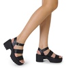image:imageDREAM PAIRS Platform Heels for Women Lightweight Chunky Open Toe Stylish Comfortable Fisherman Sandals with Adjustable Ankle StrapBlack
