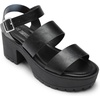 image:imageDREAM PAIRS Platform Heels for Women Lightweight Chunky Open Toe Stylish Comfortable Fisherman Sandals with Adjustable Ankle StrapBlack