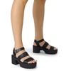 image:imageDREAM PAIRS Platform Heels for Women Lightweight Chunky Open Toe Stylish Comfortable Fisherman Sandals with Adjustable Ankle StrapBlack