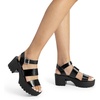 image:imageDREAM PAIRS Platform Heels for Women Lightweight Chunky Open Toe Stylish Comfortable Fisherman Sandals with Adjustable Ankle StrapBlackoily