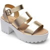 image:imageDREAM PAIRS Platform Heels for Women Lightweight Chunky Open Toe Stylish Comfortable Fisherman Sandals with Adjustable Ankle StrapGold