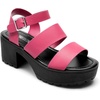 image:imageDREAM PAIRS Platform Heels for Women Lightweight Chunky Open Toe Stylish Comfortable Fisherman Sandals with Adjustable Ankle StrapHot Pink