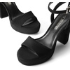 image:imageDREAM PAIRS Platform High Heels for Women Chunky Round Open Toe Ankle Strap Stylish Heeled Sandals for Party Prom WeddingBlacksuede