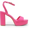image:imageDREAM PAIRS Platform High Heels for Women Chunky Round Open Toe Ankle Strap Stylish Heeled Sandals for Party Prom WeddingHot Pinkpu
