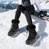image:imageDREAM PAIRS Waterproof Snow Boots for Women Faux Fur Cozy Warm Insulated Winter Boots Lace Up MidCalf Outdoor Shoes for Walking Hiking HesperaBlack
