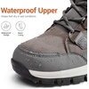 image:imageDREAM PAIRS Waterproof Snow Boots for Women Faux Fur Cozy Warm Insulated Winter Boots Lace Up MidCalf Outdoor Shoes for Walking Hiking HesperaDark Grey