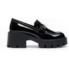 image:imageDREAM PAIRS Women Loafers Platform Chunky Heel Slip On Lug Sole Casual Dressy Office Business ShoesBlackpat