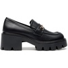 image:imageDREAM PAIRS Women Loafers Platform Chunky Heel Slip On Lug Sole Casual Dressy Office Business ShoesBlackpu