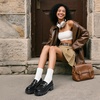 image:imageDREAM PAIRS Women Loafers Platform Chunky Heel Slip On Lug Sole Casual Dressy Office Business ShoesBlackpu