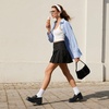 image:imageDREAM PAIRS Women Loafers Platform Chunky Heel Slip On Lug Sole Casual Dressy Office Business ShoesBlackpu