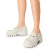 image:imageDREAM PAIRS Women Loafers Platform Chunky Heel Slip On Lug Sole Casual Dressy Office Business ShoesWhite