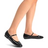 image:imageDREAM PAIRS Womens Ballet Flats Mary Jane Shoes Round Toe Comfortable Dressy Casual Slipon Work Daily Soft Flat ShoesBlackpat