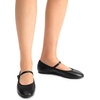 image:imageDREAM PAIRS Womens Ballet Flats Mary Jane Shoes Round Toe Comfortable Dressy Casual Slipon Work Daily Soft Flat ShoesBlackpu