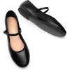 image:imageDREAM PAIRS Womens Ballet Flats Mary Jane Shoes Round Toe Comfortable Dressy Casual Slipon Work Daily Soft Flat ShoesBlackpu