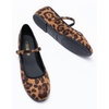 image:imageDREAM PAIRS Womens Ballet Flats Mary Jane Shoes Round Toe Comfortable Dressy Casual Slipon Work Daily Soft Flat ShoesLeopard