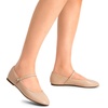 image:imageDREAM PAIRS Womens Ballet Flats Mary Jane Shoes Round Toe Comfortable Dressy Casual Slipon Work Daily Soft Flat ShoesNudepu