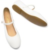 image:imageDREAM PAIRS Womens Ballet Flats Mary Jane Shoes Round Toe Comfortable Dressy Casual Slipon Work Daily Soft Flat ShoesWhitepu