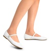 image:imageDREAM PAIRS Womens Ballet Flats Mary Jane Shoes Round Toe Comfortable Dressy Casual Slipon Work Daily Soft Flat ShoesWhitepu