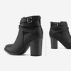 image:imageDREAM PAIRS Womens Chunky High Heel Ankle Boots Close Toe Fall Heeled Booties ShoesBlack