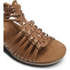 image:imageDREAM PAIRS Womens Comfortable Strappy Low Heel Open Toe SlipOn Wedge Sandals Arch Support for Summer Dressy ShoesBrown