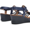 image:imageDREAM PAIRS Womens Comfortable Strappy Low Heel Open Toe SlipOn Wedge Sandals Arch Support for Summer Dressy ShoesNavy