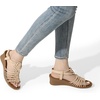 image:imageDREAM PAIRS Womens Comfortable Strappy Low Heel Open Toe SlipOn Wedge Sandals Arch Support for Summer Dressy ShoesNude