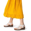 image:imageDREAM PAIRS Womens Comfortable Strappy Low Heel Open Toe SlipOn Wedge Sandals Arch Support for Summer Dressy ShoesWhite