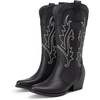 image:imageDREAM PAIRS Womens Cowboy Cowgirl Boots Embroidered Pointed Toe Low Heel Western Mid Calf Boot for Theme Party Country ConcertBlack