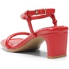 image:imageDREAM PAIRS Womens Heels Open Toe Ankle Strap Square Cute Wedding Party Sandal Comfort Dress Shoes HeraRed