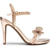 image:imageDREAM PAIRS Womens Heels Round Toe Rhinestone Double Bowknots Sparkly Stilettos Heeled Sandals Shoes for Party EveningRose Goldrhinestone