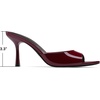 image:imageDREAM PAIRS Womens High Heels Mules Pointed Peep Toe Kitten Sandals Comfortable Slip On Dressy Shoes for Wedding Daily Work Travel SummerBurgundy